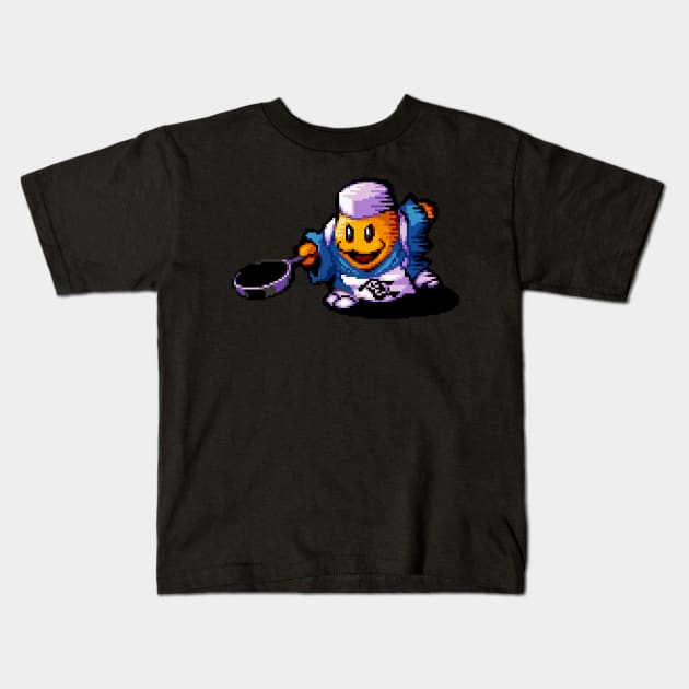 Quick Draw Chef Kawasaki Kids T-Shirt by ergilHoban9